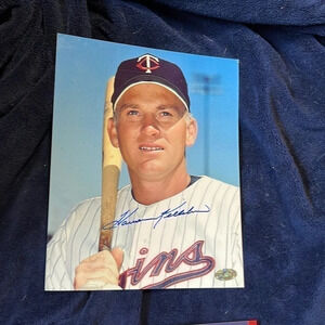 - Harmon Killebrew, MLB Hall of Famer 500 hr club  autograph photo